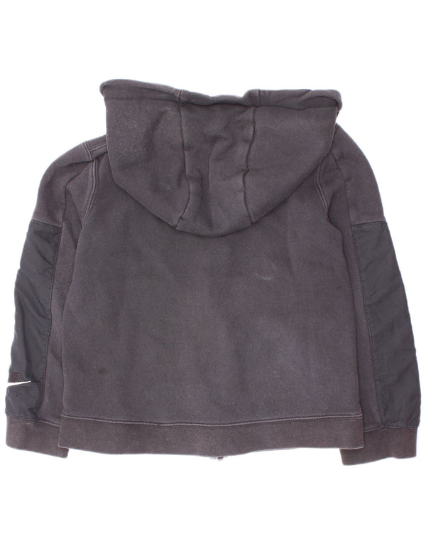 Nike Pull à capuche zippé coupe standard pour garçon 6-7 ans XS Noir Coton