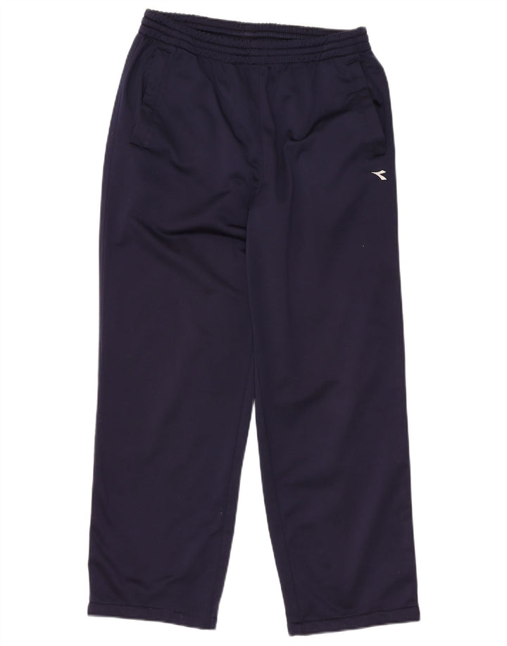 DIADORA Pantalon de Survêtement Femme UK 16 Large Bleu Marine Polyester