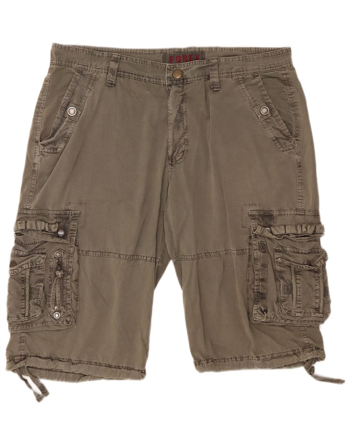 FOREX Short Cargo Homme W38 XL Kaki Coton