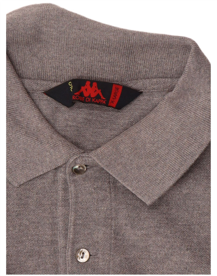 Kappa Polo Homme XL Gris