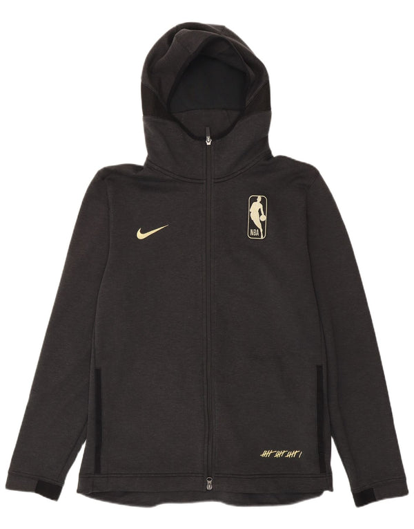 NBA Pull à capuche zippé NBA Graphic pour homme en polyester color block Gris Taille L