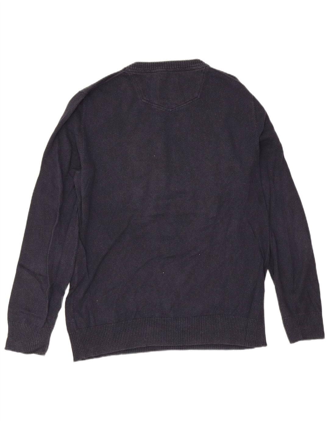 Fat Face Pull Col V Homme Bleu Marine Moyen Coton