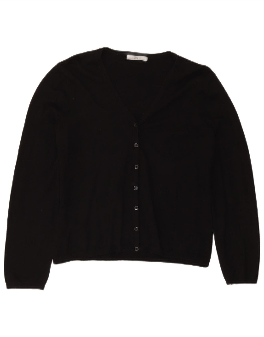 Marks & Spencer Pull Cardigan Femme UK 14 Medium Noir Viscose
