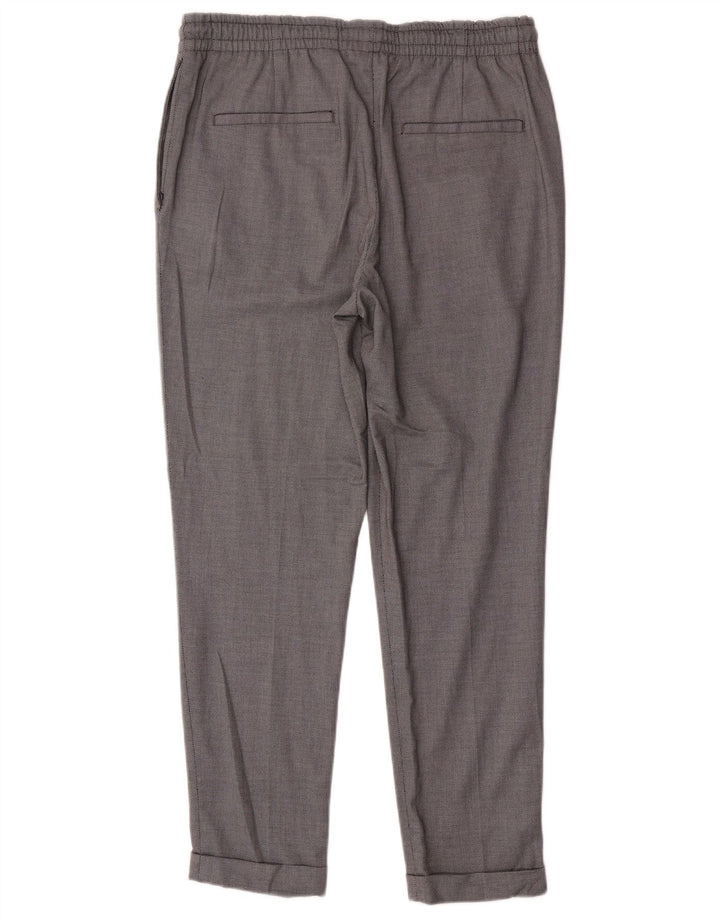Pantalon Chino Slim Femme Zara Large W32 L28 Gris Polyester