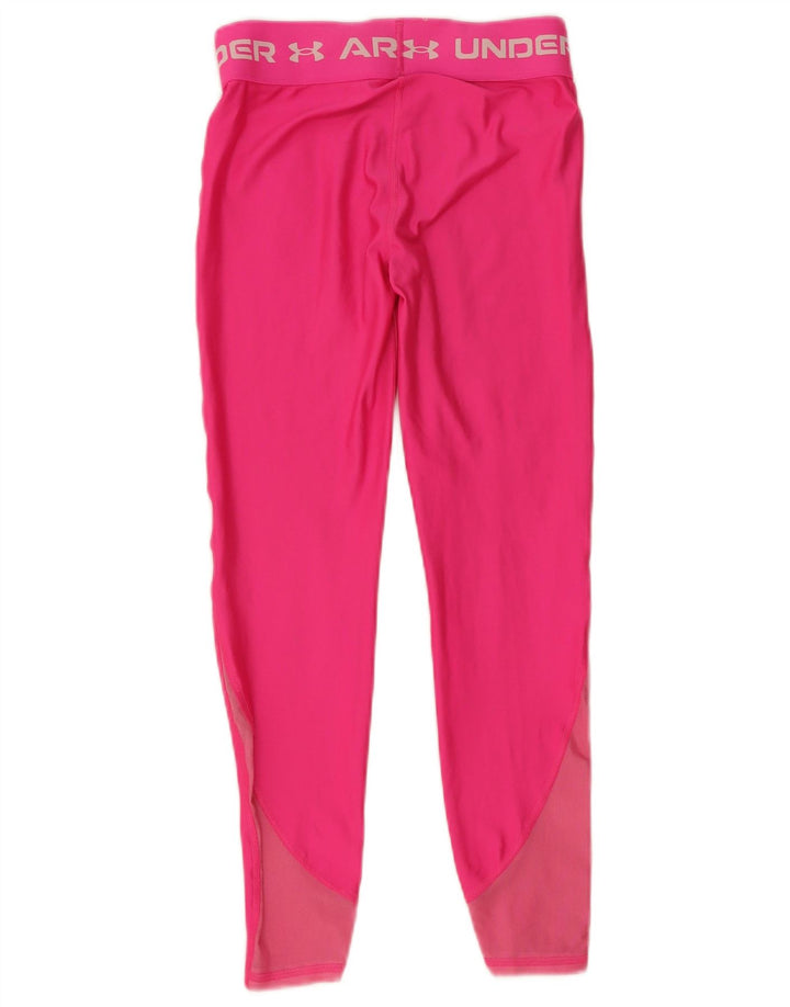Under Armour Legging Graphique Femme UK 8 Small Rose Polyamide