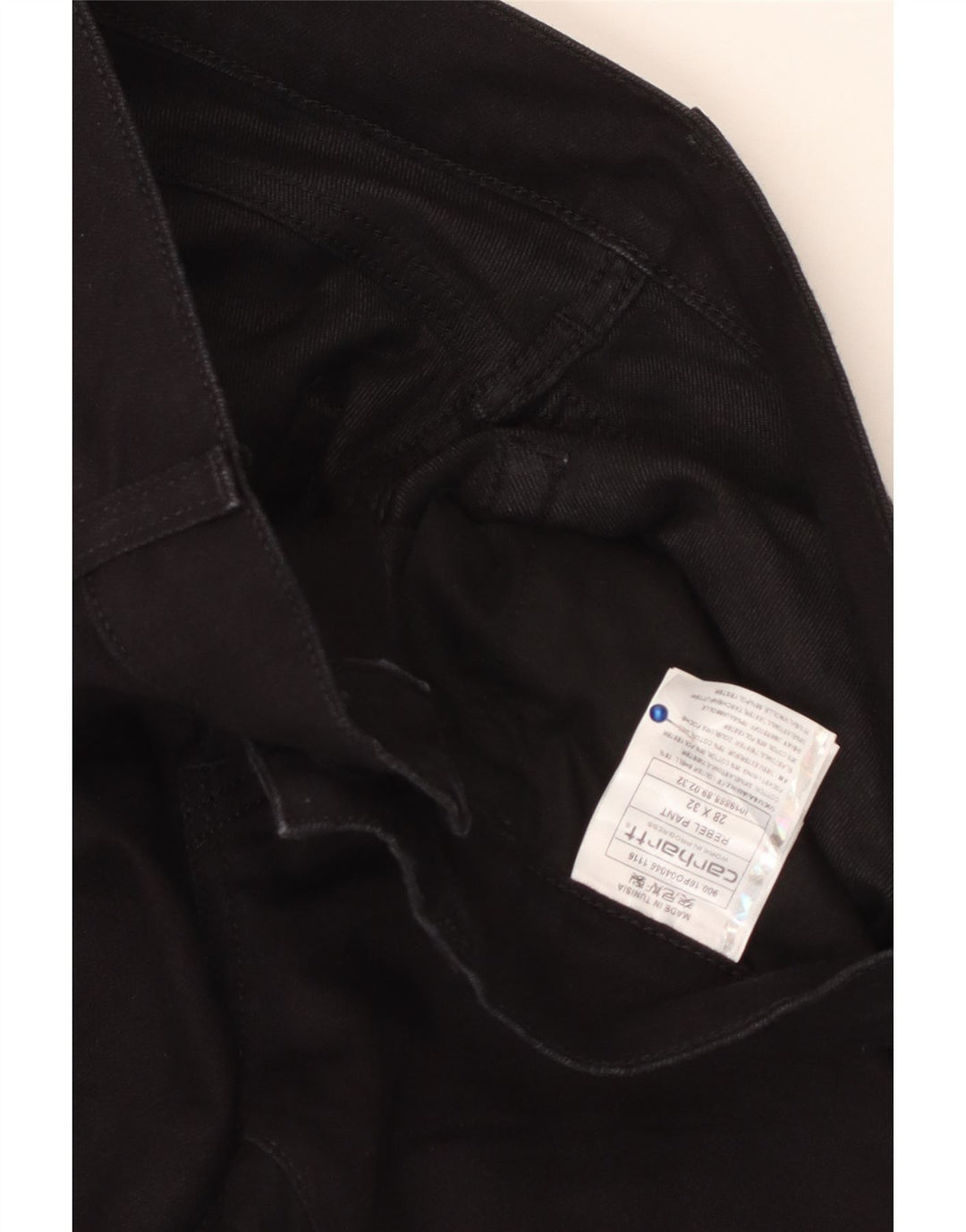 CARHARTT Jean Slim Femme W28 L32 Coton Noir