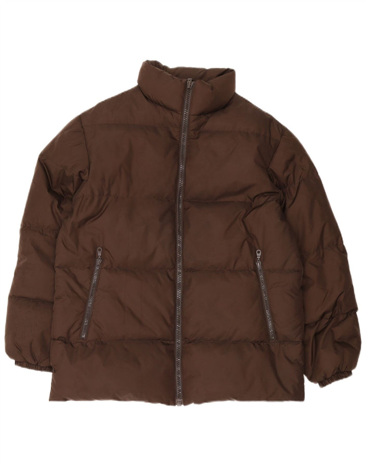 Benetton Veste Rembourrée Homme UK 38 Marron Moyen Polyamide