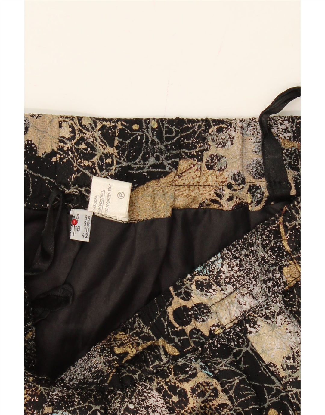 VINTAGE Womens A-Line Skirt UK 10 Small W26  Multicoloured Vintage Vintage and Second-Hand Vintage from Messina Hembry 
