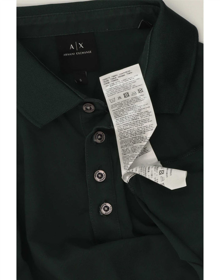 Armani Exchange Polo Homme Petit Vert Coton