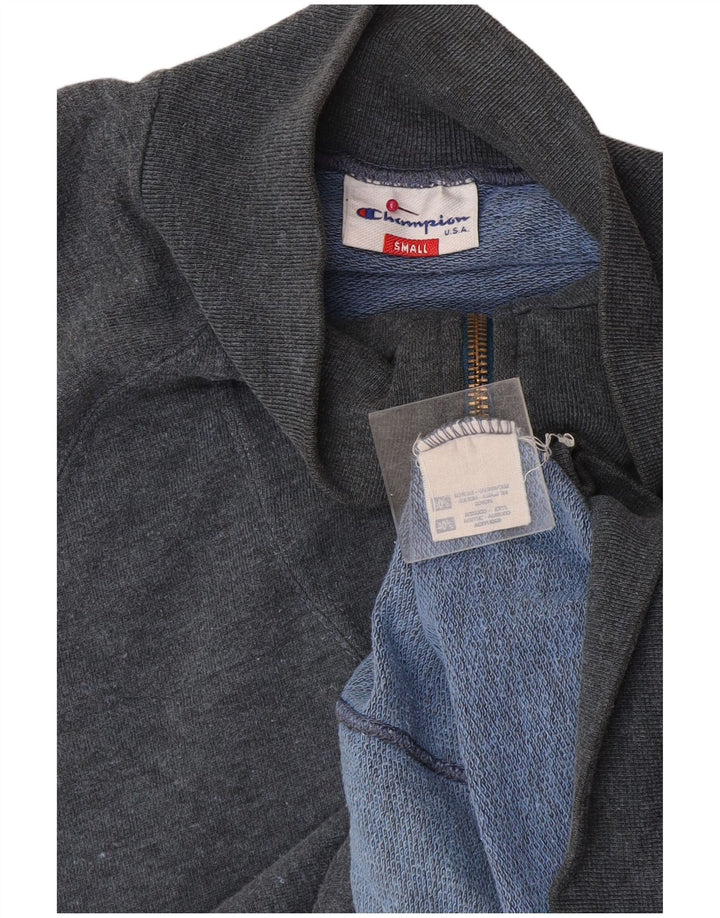 Champion Veste de Survêtement Graphique Homme Petit Bleu Marine Coton