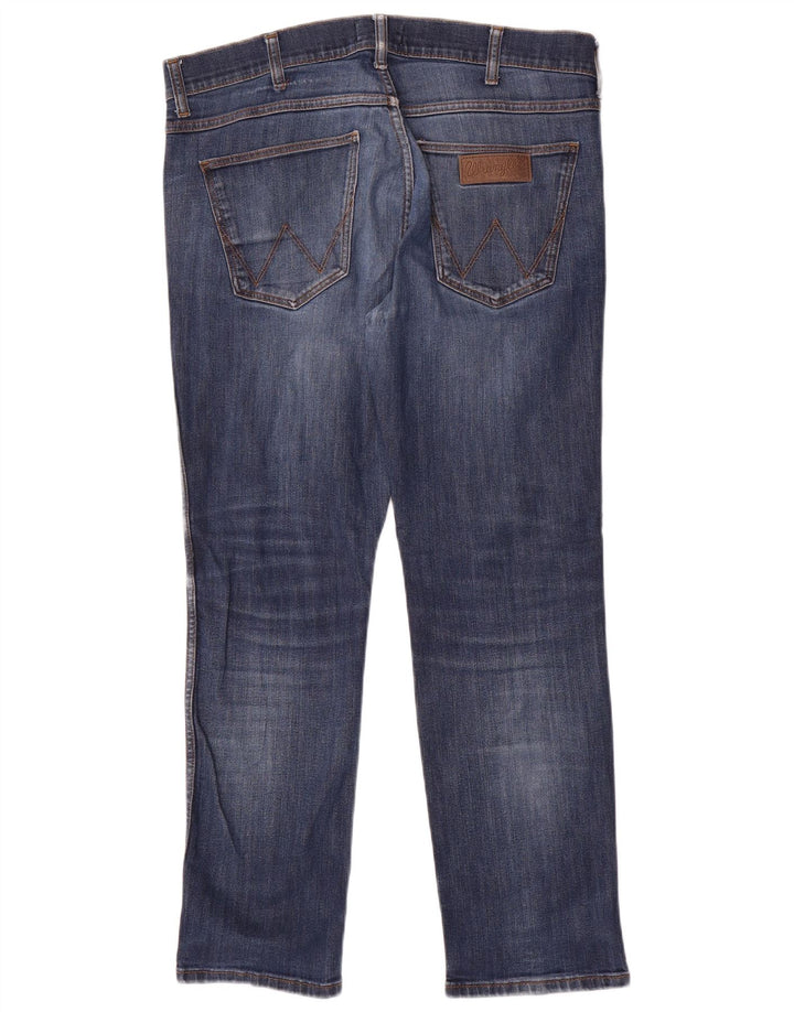 Wrangler Jean Slim Greensboro W33 L30 Homme Bleu Marine Polyester