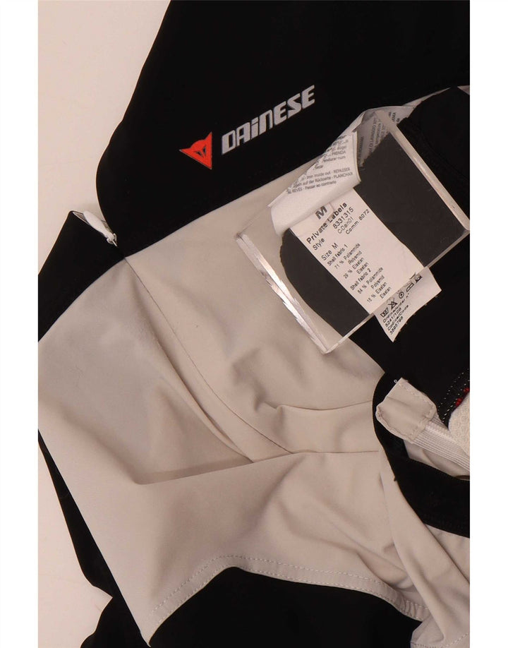 Dainese Haut en Jersey à Manches Courtes et Col Zippé pour Homme Noir Moyen Colorblock