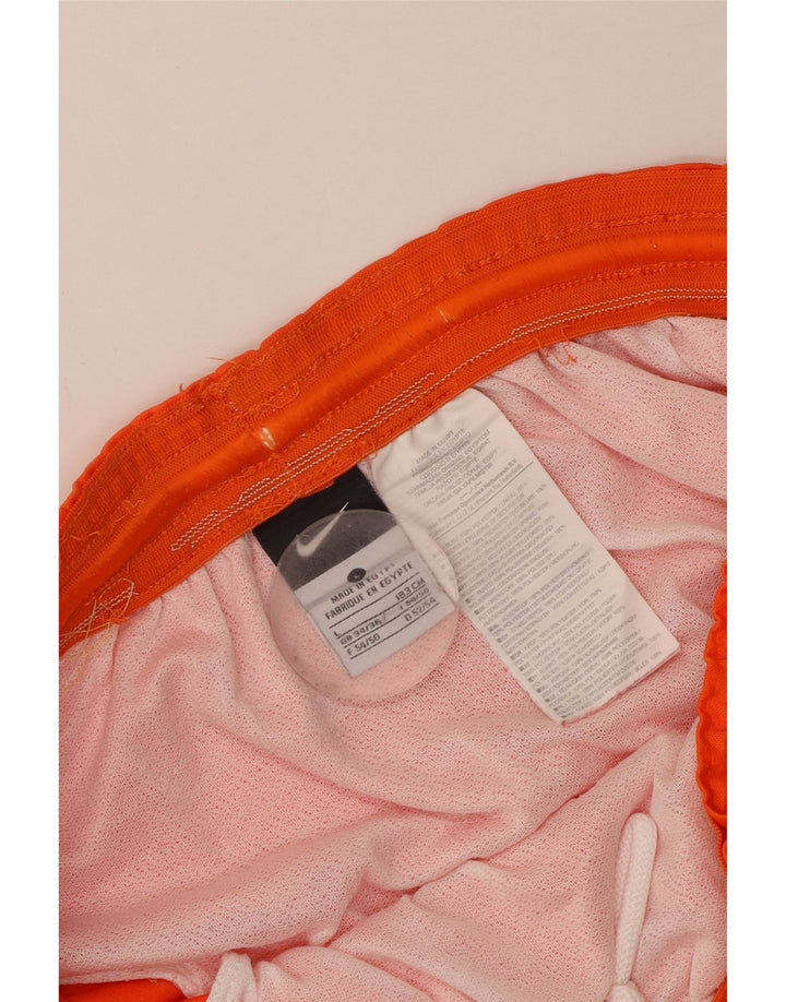 Nike Short de sport pour homme Large Orange Polyester