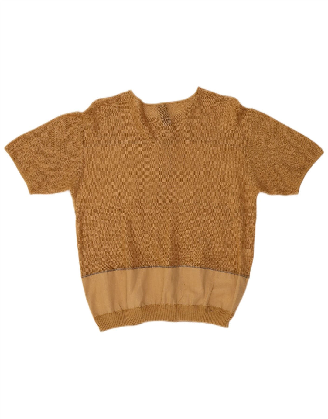 MODIGLIANI Pull col rond femme IT 48 XL Beige Colourblock