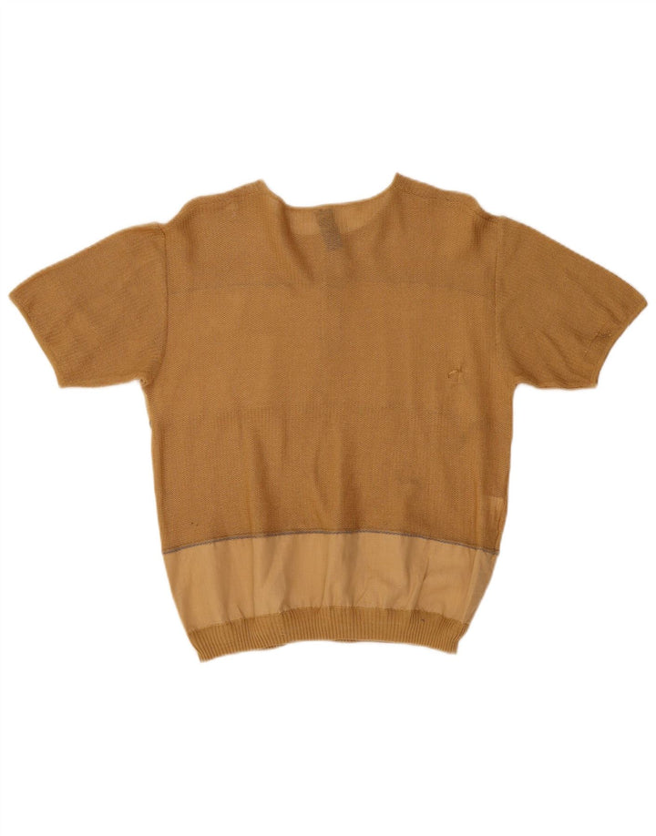 MODIGLIANI Pull col rond femme IT 48 XL Beige Colourblock