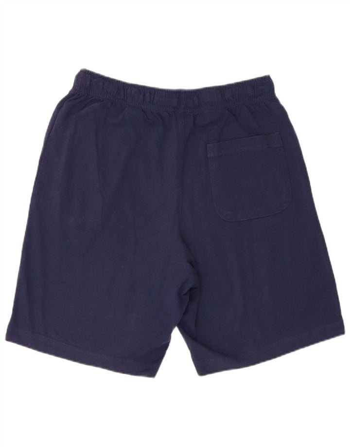 Puma Short de Sport Homme Bleu Marine Moyen Coton