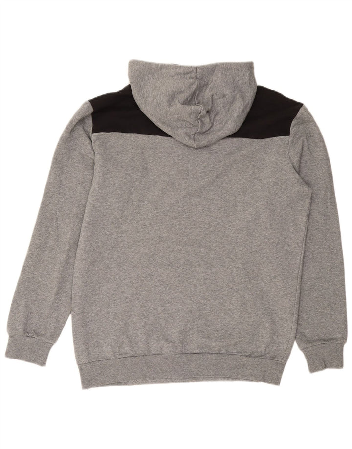 PUMA Sweat à Capuche Graphique Homme Gris Moyen Coton Colorblock