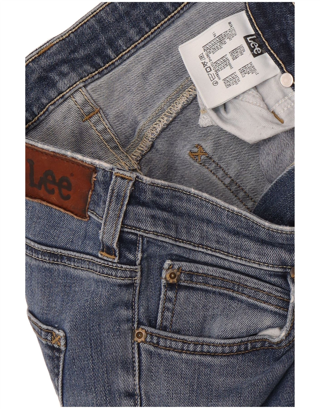 Lee Jean Droit Marion W29 L31 Homme Bleu Coton