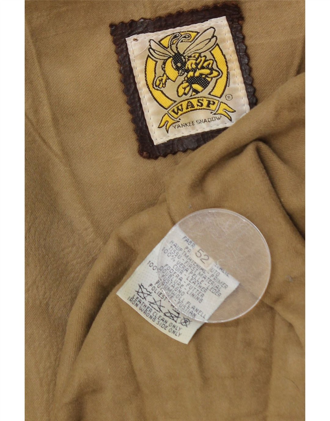 VINTAGE Veste en cuir homme IT 52 XL Cuir marron