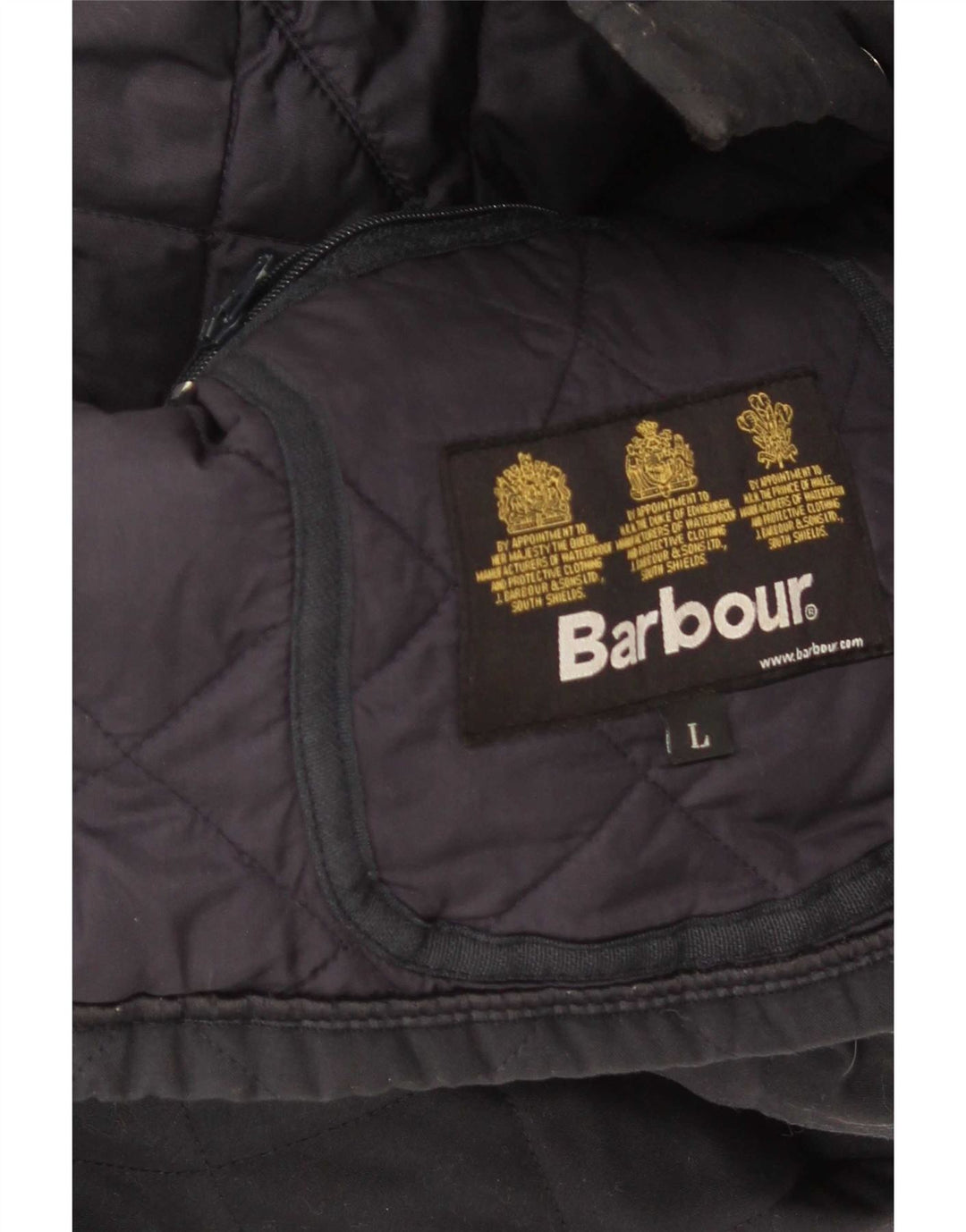 Barbour Veste matelassée pour homme UK 40 Large Bleu marine