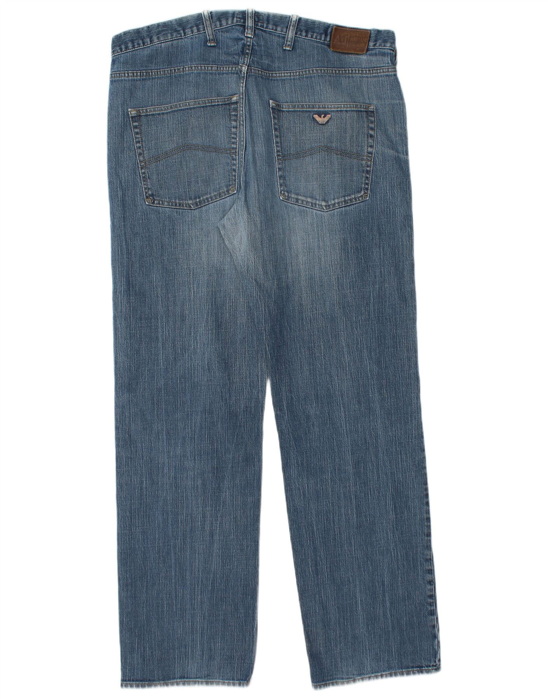 ARMANI Jean Droit W38 L34 Homme Bleu