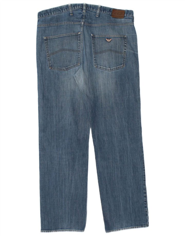 ARMANI Jean Droit W38 L34 Homme Bleu