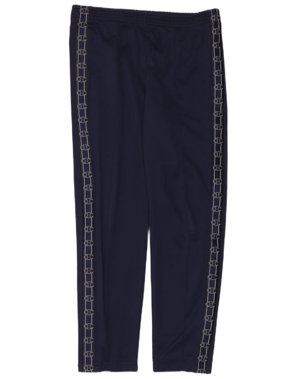 Champion Pantalon De Survêtement Graphique Homme Large Bleu Marine Géométrique Sports