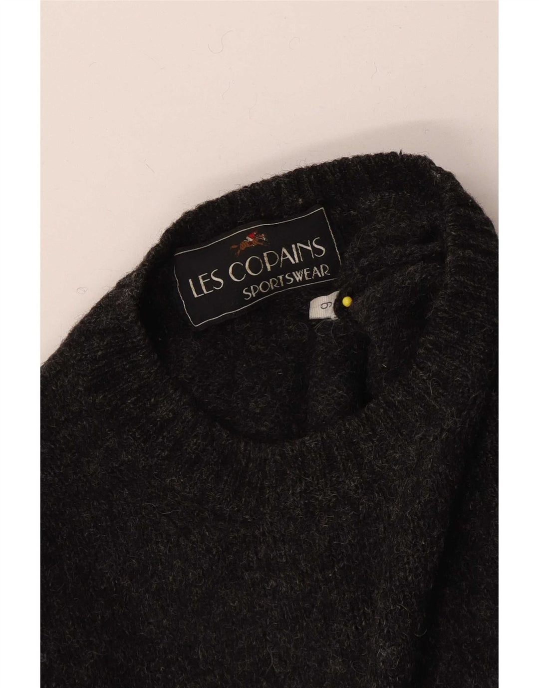 Les Copains Pull col rond homme gris moyen