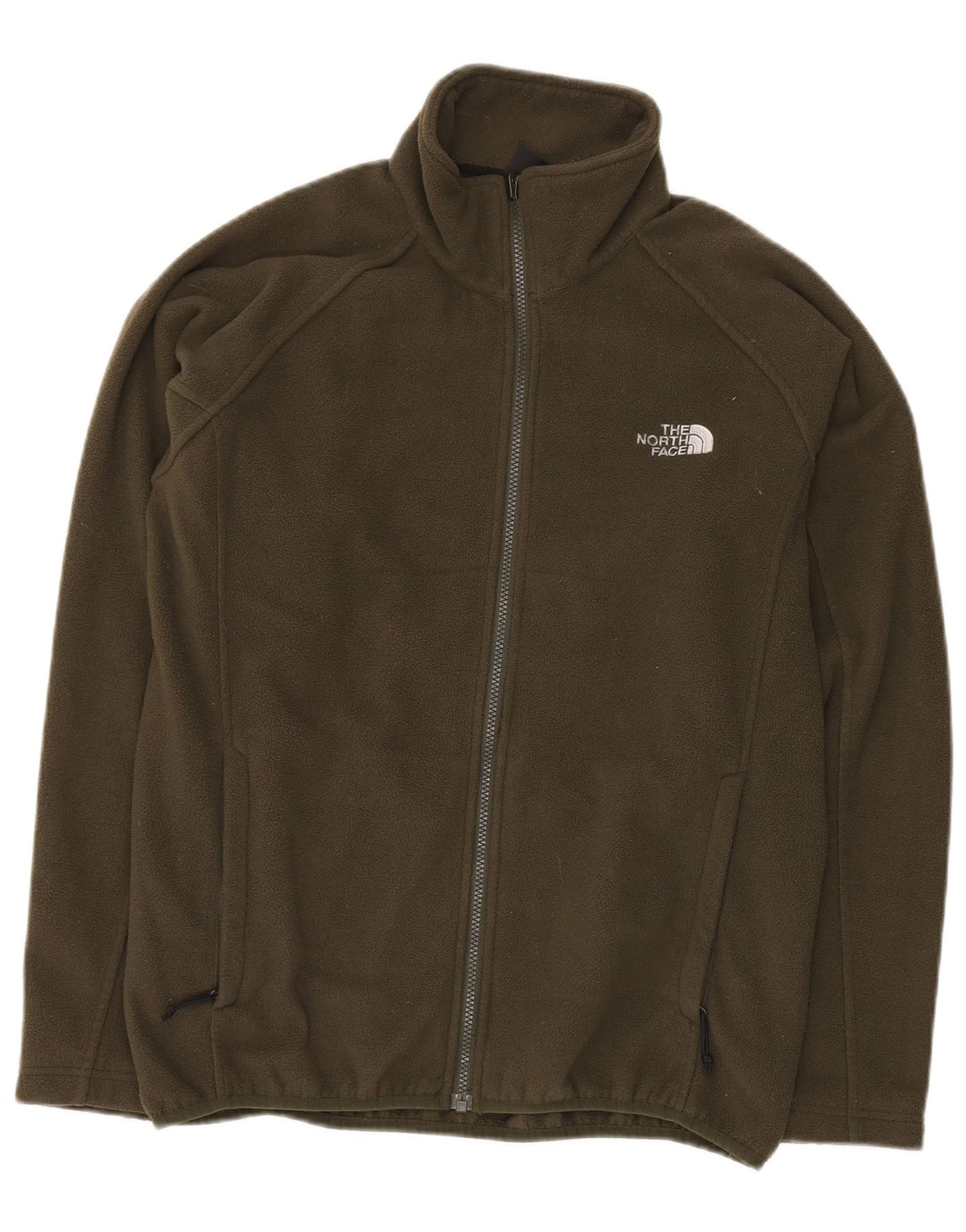THE NORTH FACE Veste polaire pour homme UK 36 Small Kaki Polyester