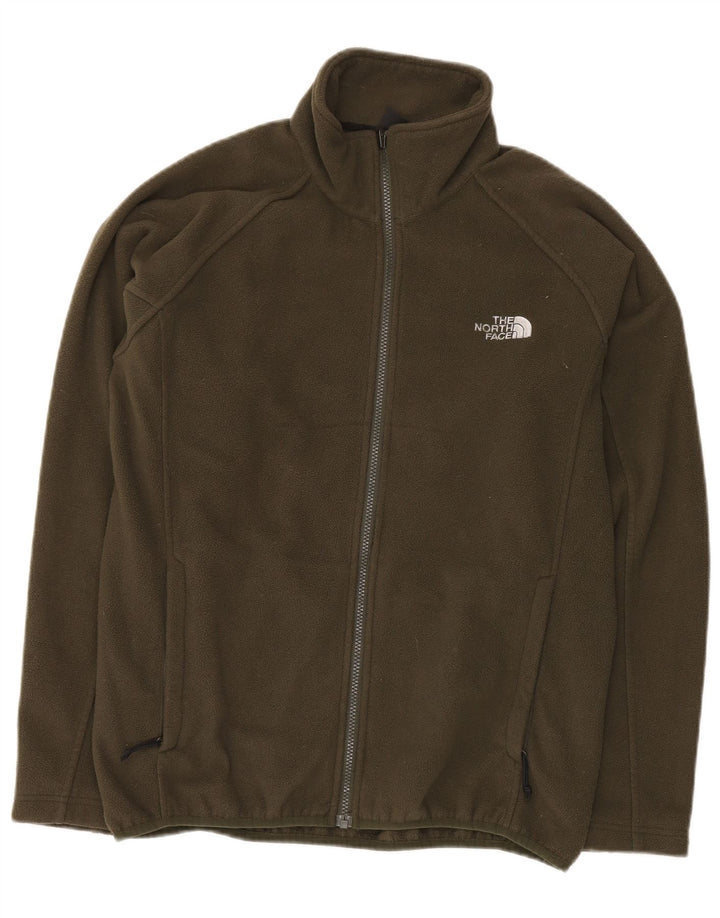 THE NORTH FACE Veste polaire pour homme UK 36 Small Kaki Polyester