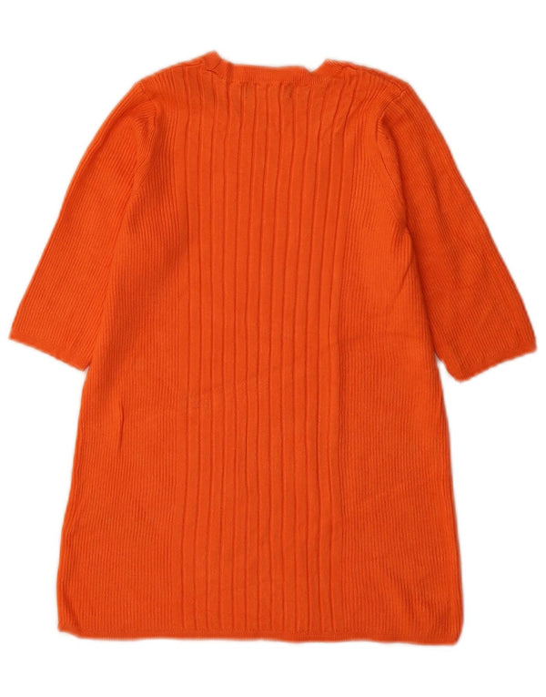 Marks & Spencer Pull col bateau pour femme UK 12 Orange moyen