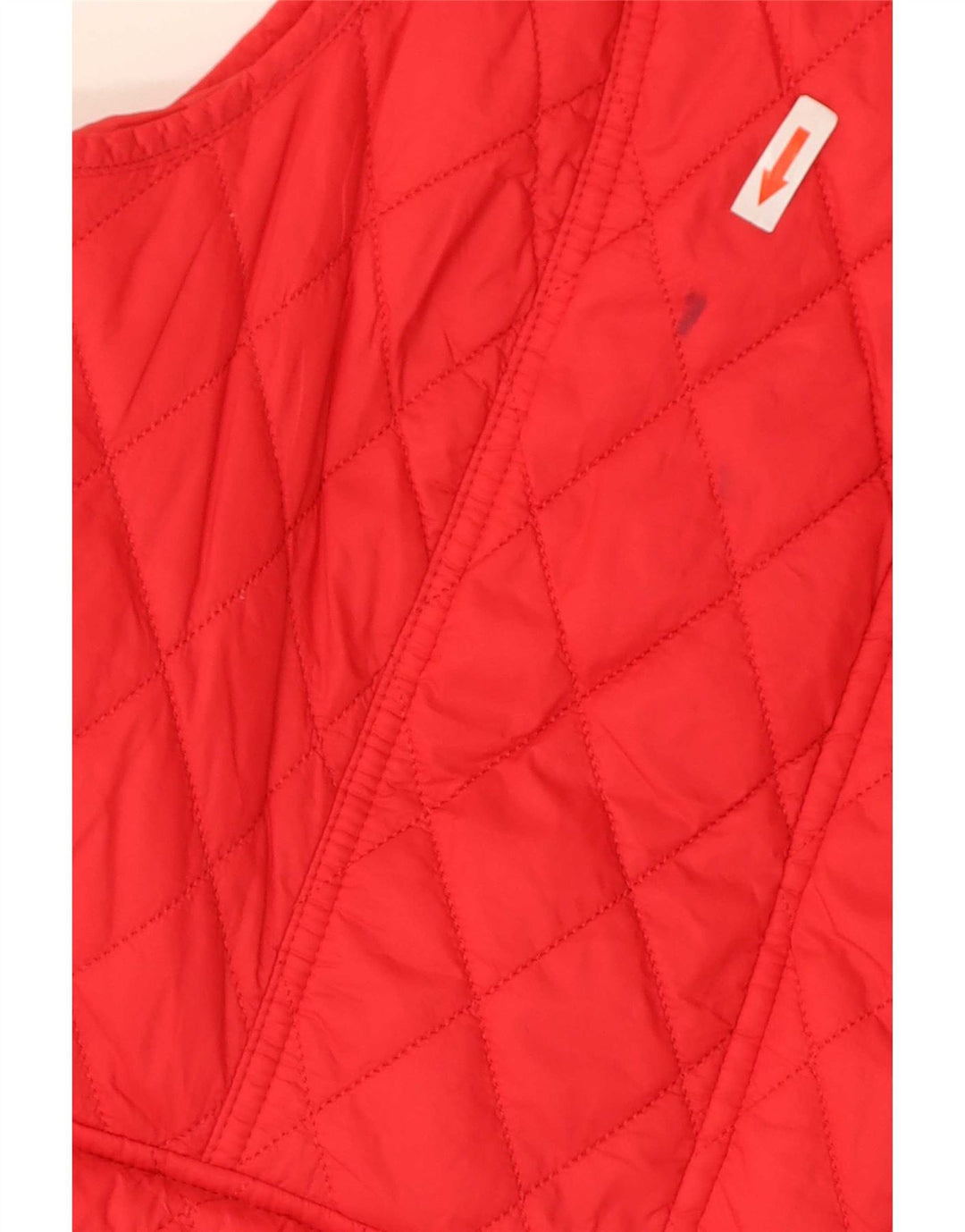 Barbour Gilet matelassé pour femme UK 14 Large Rouge Polyamide