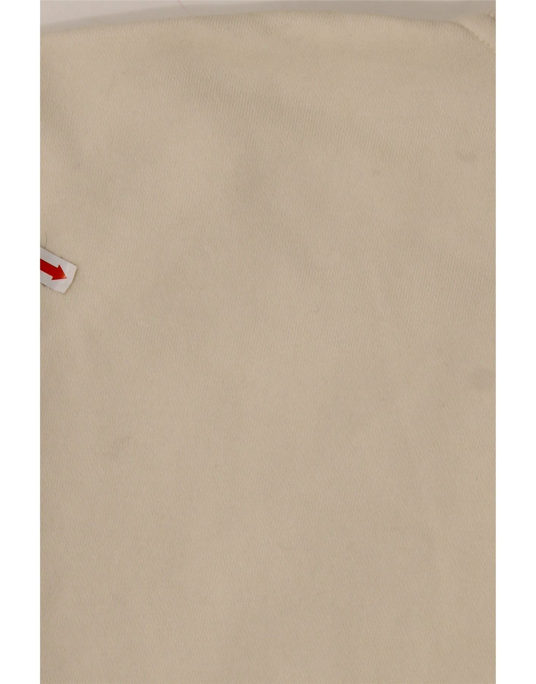 REEBOK Sweat-shirt coupe ample à col zippé pour homme en coton blanc cassé moyen