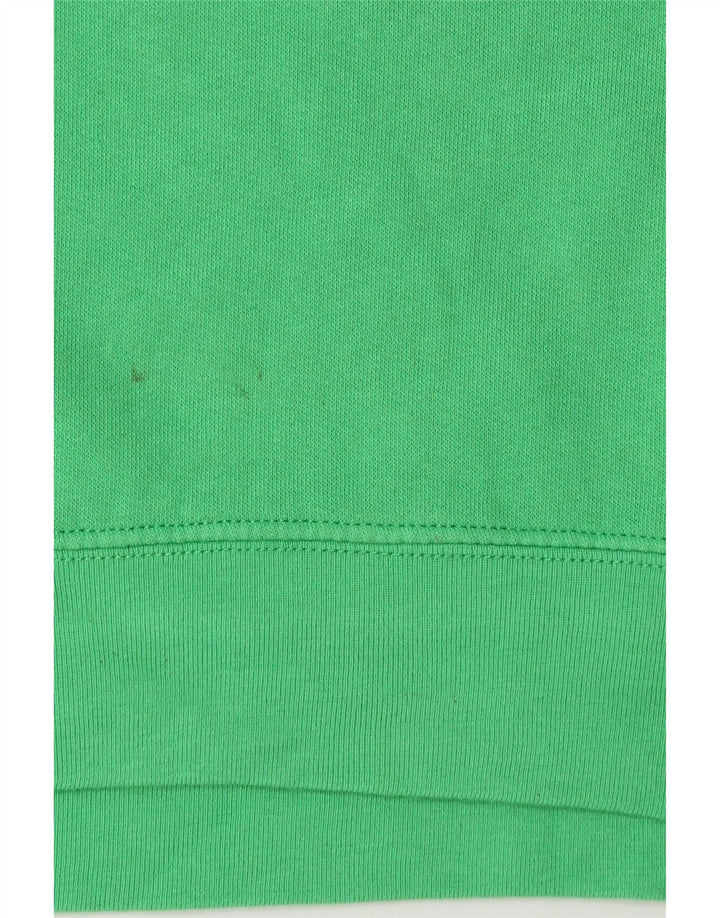 ZARA Womens Sweatshirt Jumper UK 10 Small Green Cotton Vintage Zara and Second-Hand Zara from Messina Hembry 