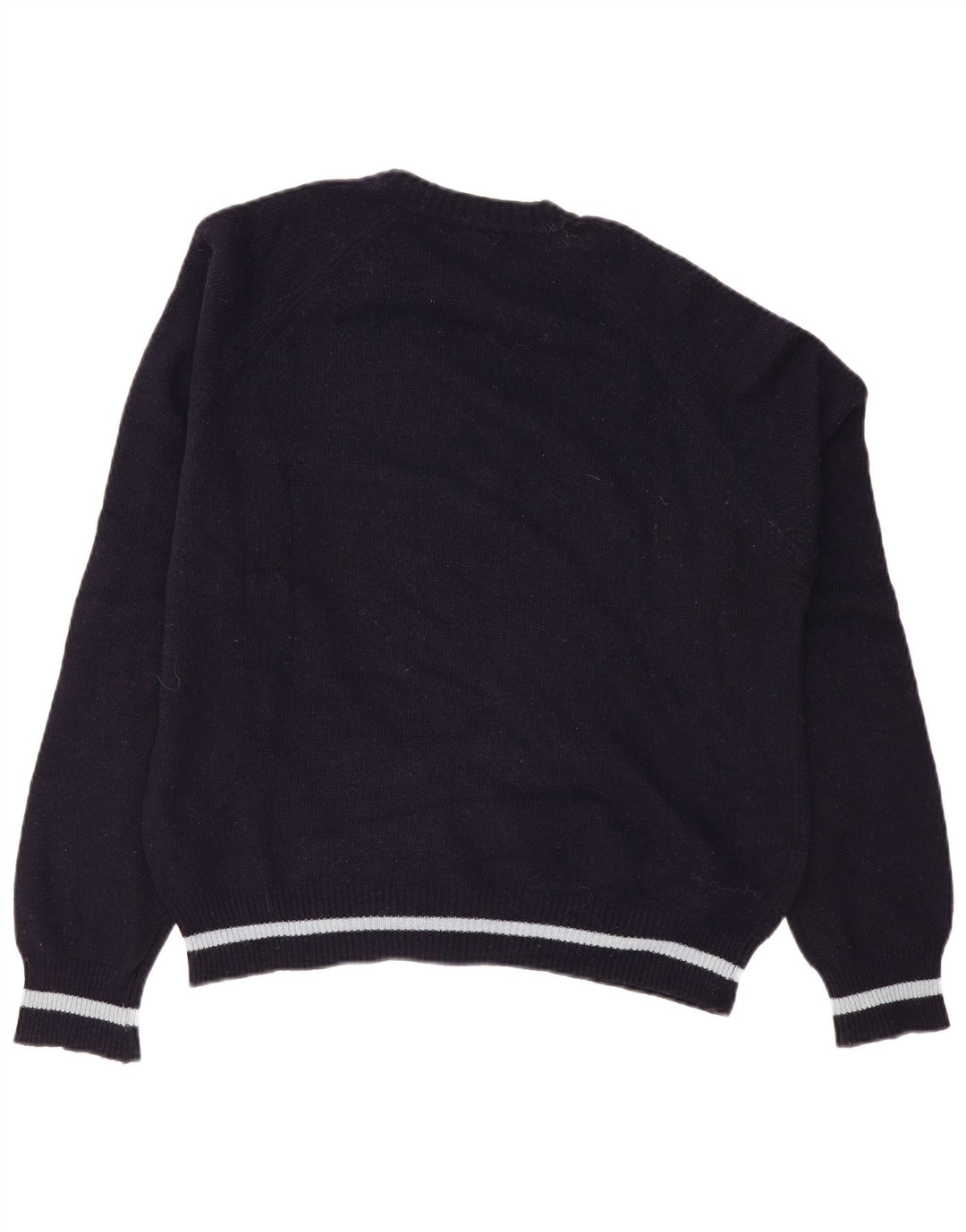 Lee Pull graphique à col rond pour femme en laine bleu marine