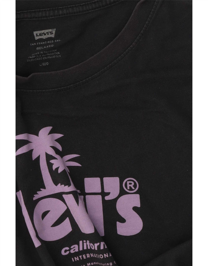 Levi's T-Shirt Relaxed Graphic Homme Gris Moyen