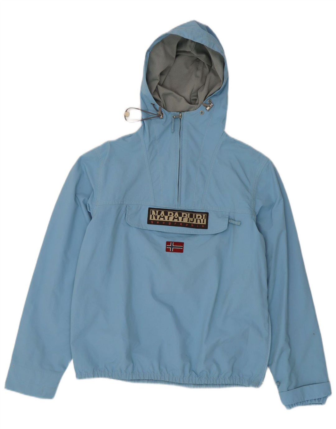 Napapijri Veste Anorak Graphique Garçon 15-16 ans Bleu Polyamide