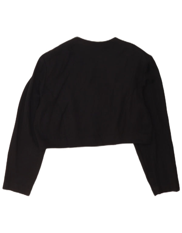 R&M Richards Veste Boléro Femme UK 14 Medium Noir Rayonne