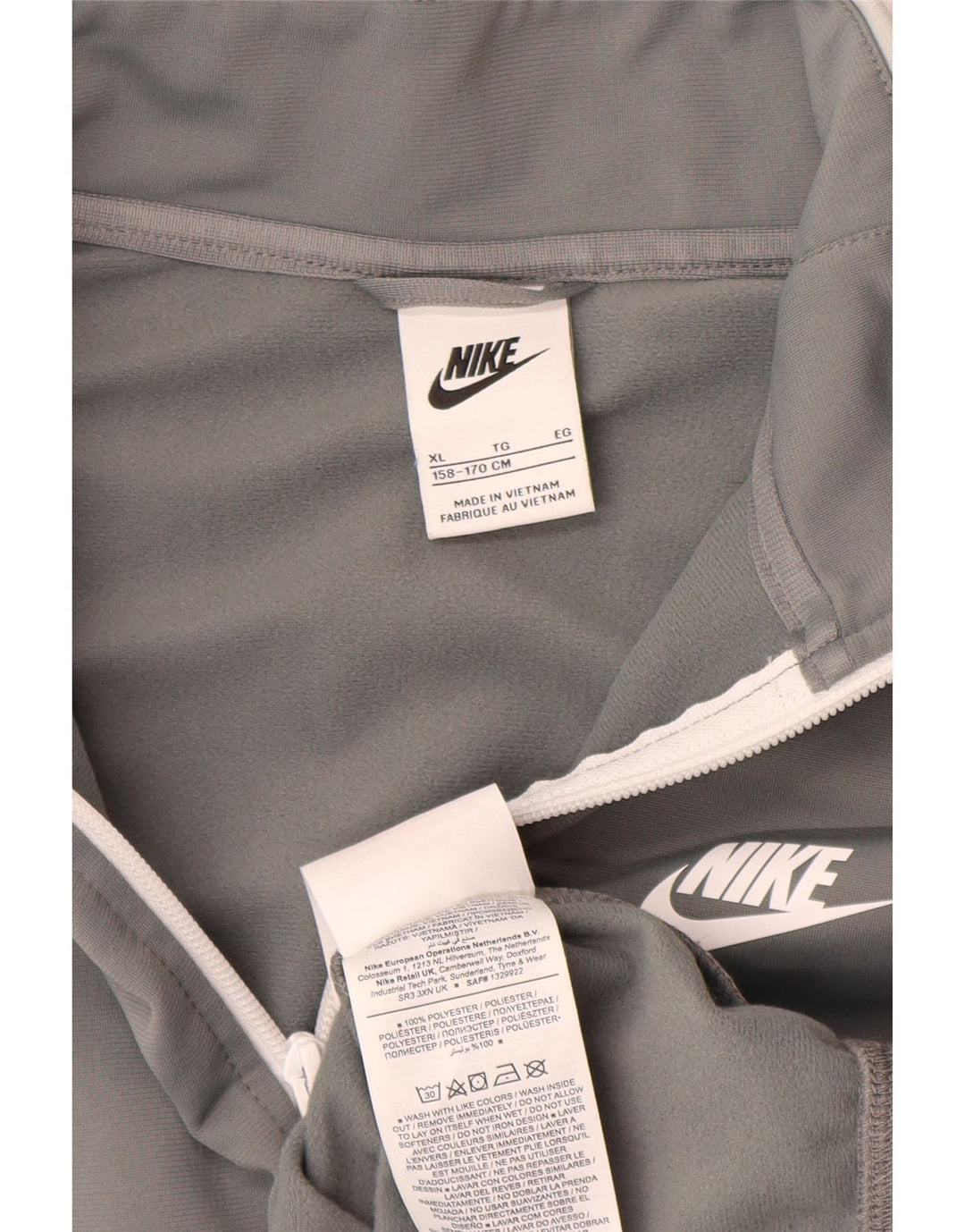 Veste de survêtement Nike Garçon 13-14 ans XL Gris Polyester