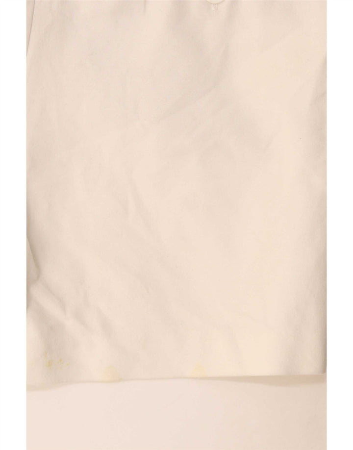 Zara Short Chino Femme Petit W27 Blanc