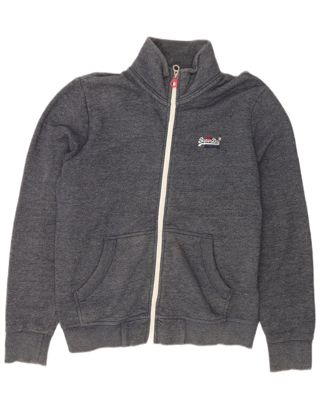 Superdry Homme Survêtement Top Veste XL Bleu Marine Coton
