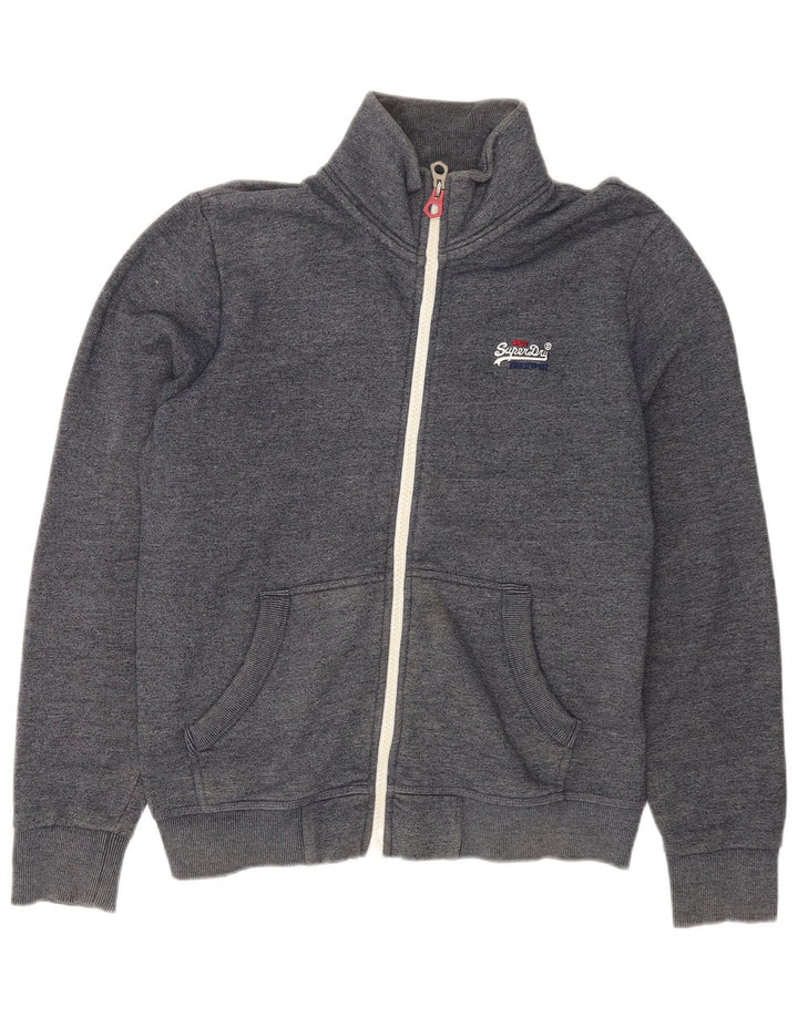 Superdry Homme Survêtement Top Veste XL Bleu Marine Coton