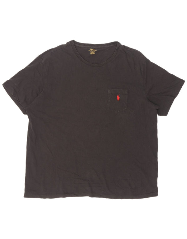Polo Ralph Lauren T-Shirt Homme Top 2XL Coton Noir