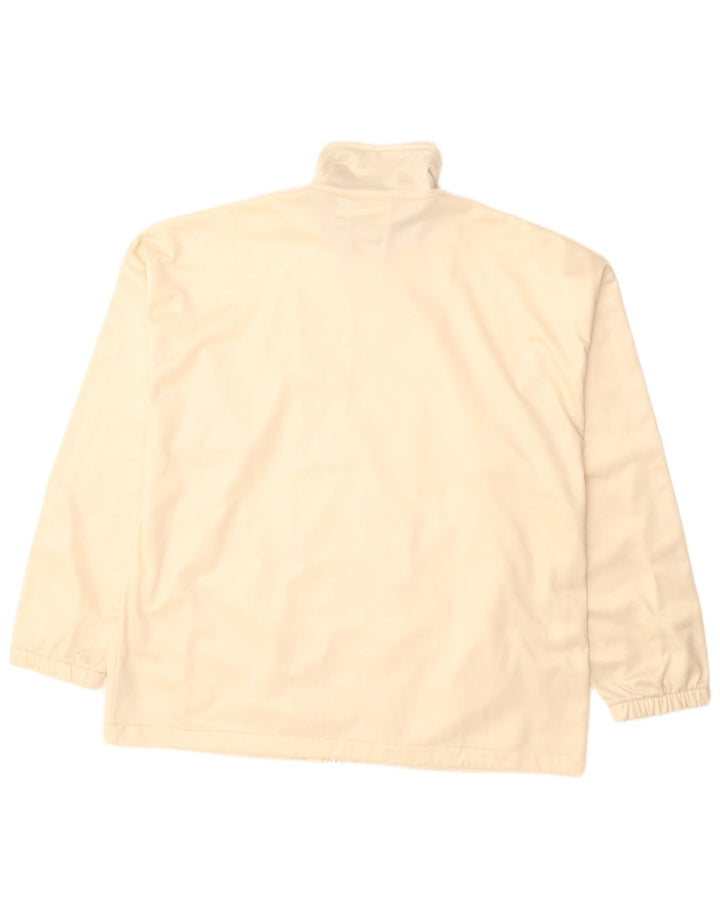 Diadora Veste de survêtement graphique surdimensionnée pour femme UK 14 Large Beige