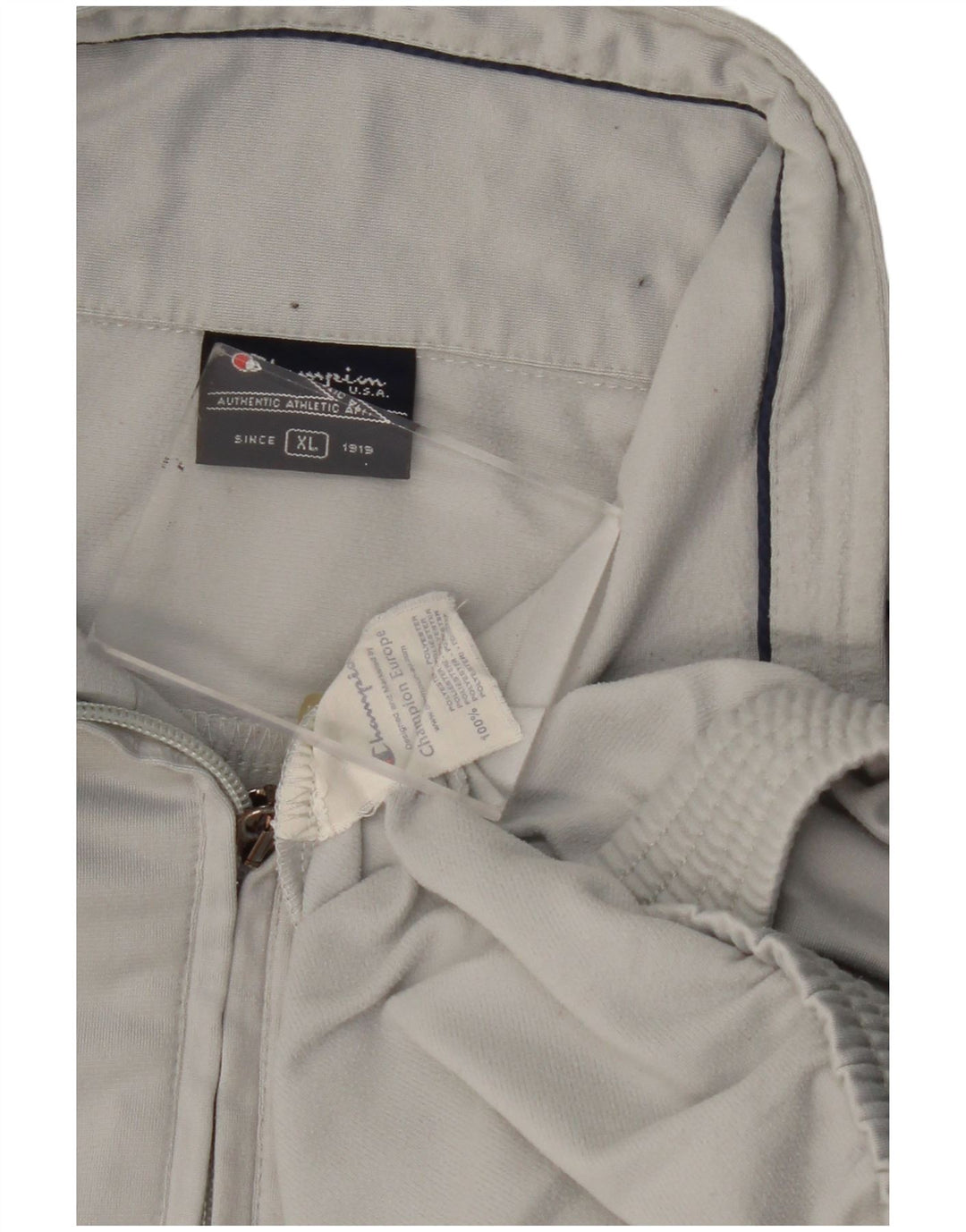 CHAMPION Veste de Survêtement Homme XL Gris Polyester