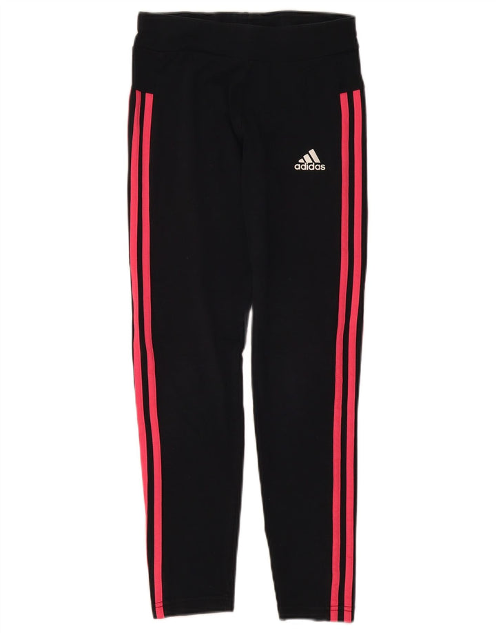 ADIDAS Pantalon de survêtement fille 11-12 ans noir coton