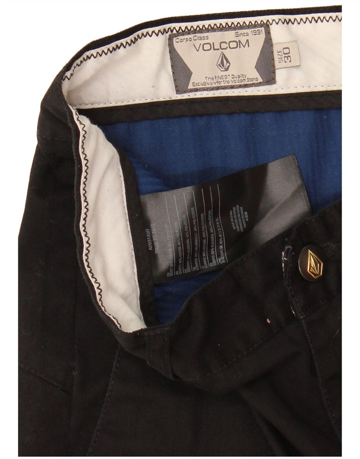 Volcom Short Chino Homme W30 Coton Noir Moyen
