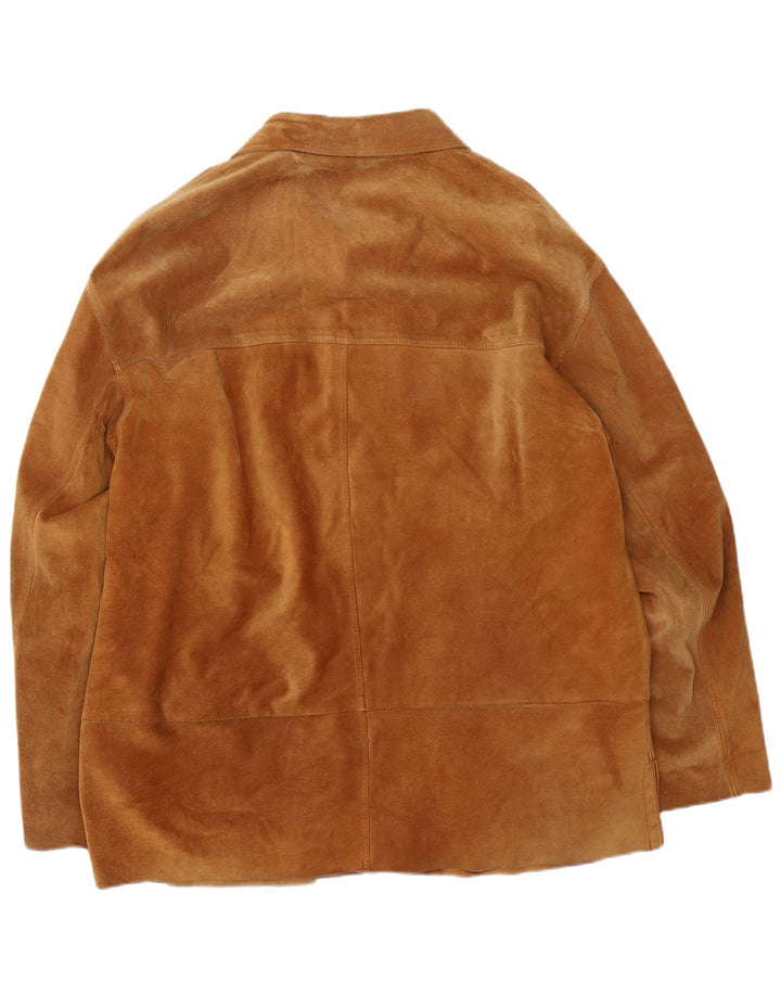 Conbipel Veste en Daim Homme IT 52 Grand Cuir Marron