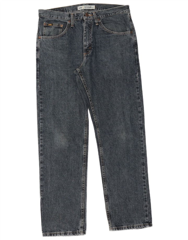 Lee Jean droit coupe droite W32 L30 pour homme en coton bleu