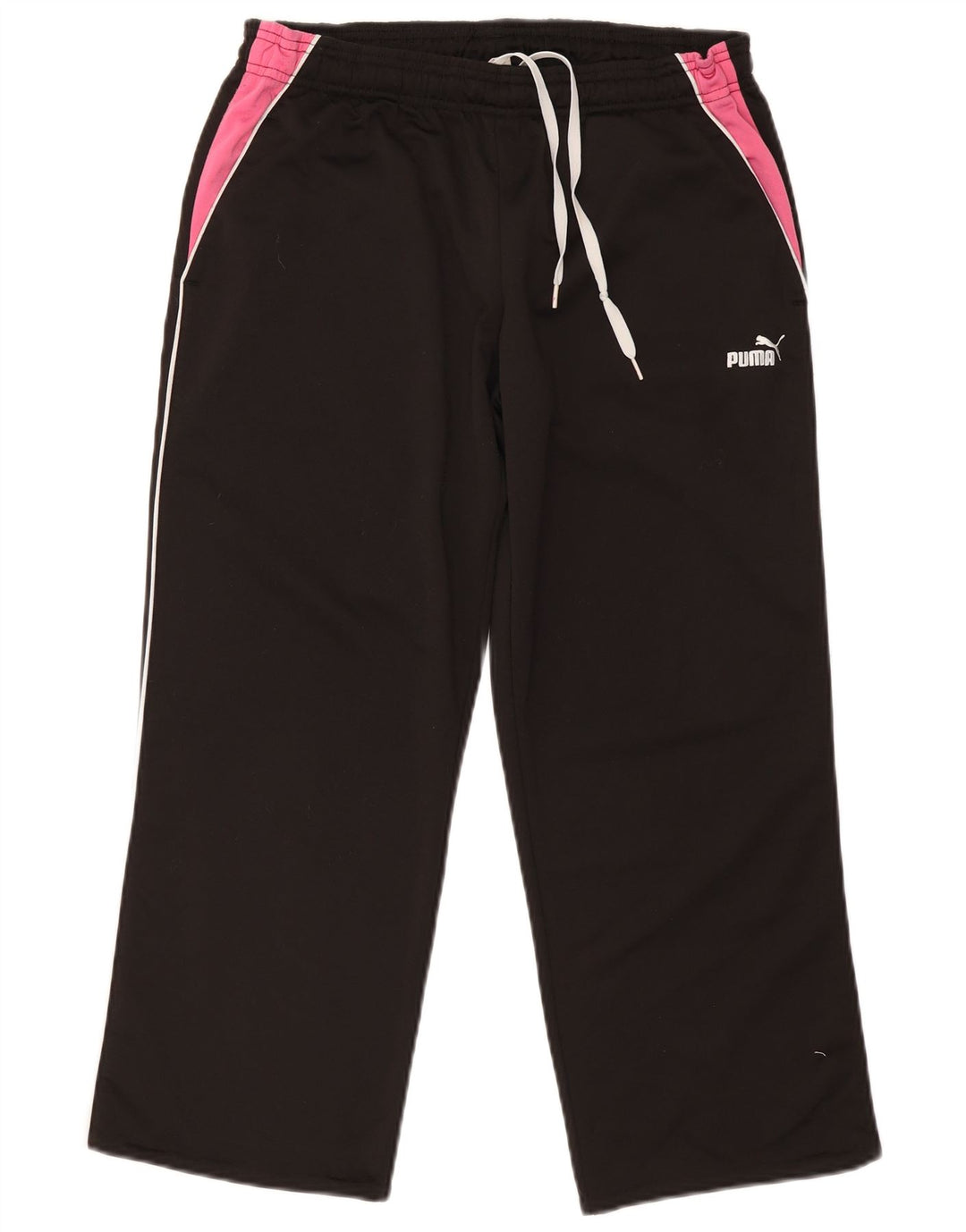 Puma Pantalon de survêtement pour femme UK 44 Medium Noir Colourblock Polyester
